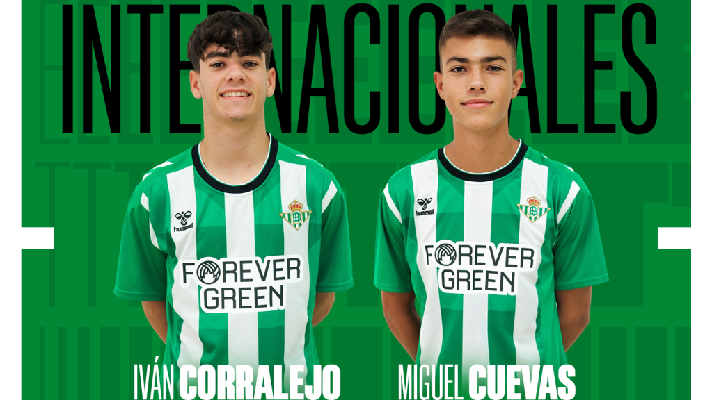 Iván Corralejo y Cuevas, convocados por la sub-17 para el Pinatar Arena